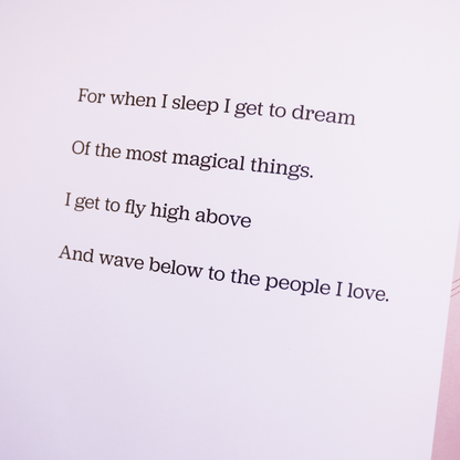 Text on a white background with a pink border